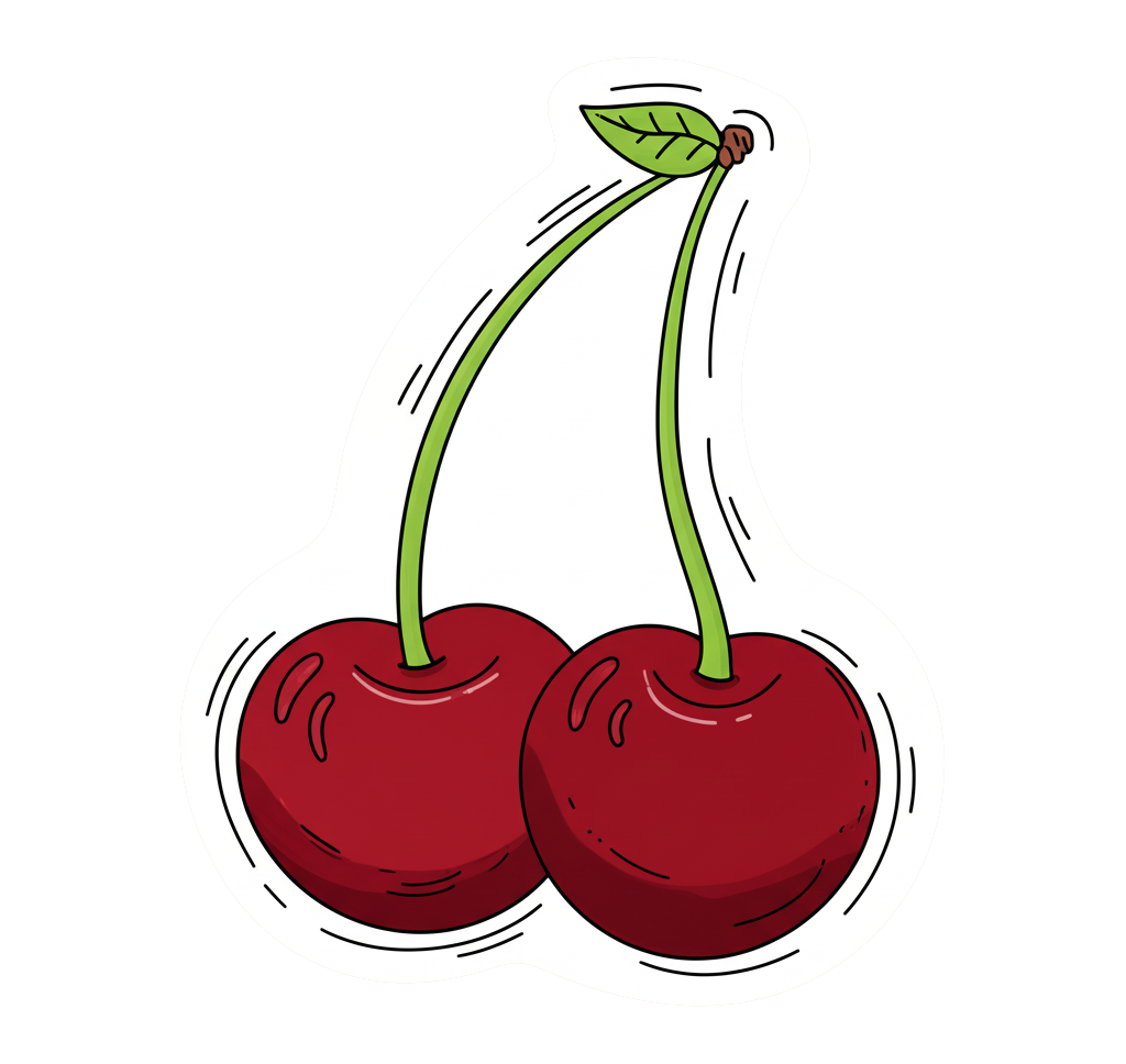 Classic Cherry Duo Sticker
