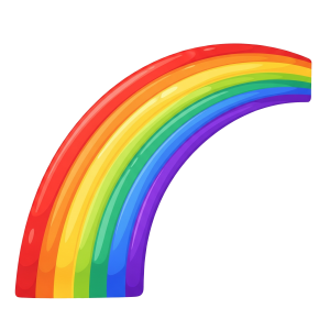 "Cool Vibes Only" Rainbow Sticker