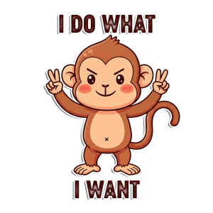 I Do What I Want Monkey