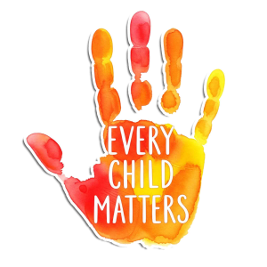 Watercolor Every Child Matters Handprint