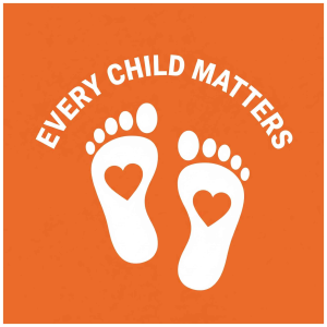 Every Child Matters Footprints with Heart